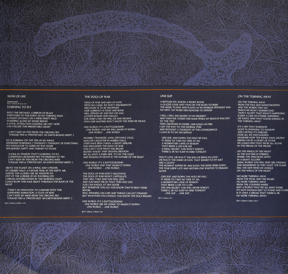 High Resolution Photo #5 PINK FLOYD Momentary Lapse France 